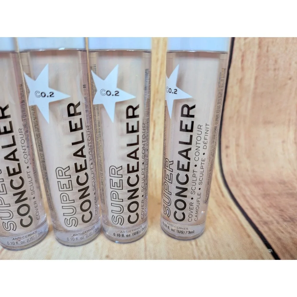 Relove by Revolution Super Concealer C0.2 Hydra Boost 3ml Lot of 4